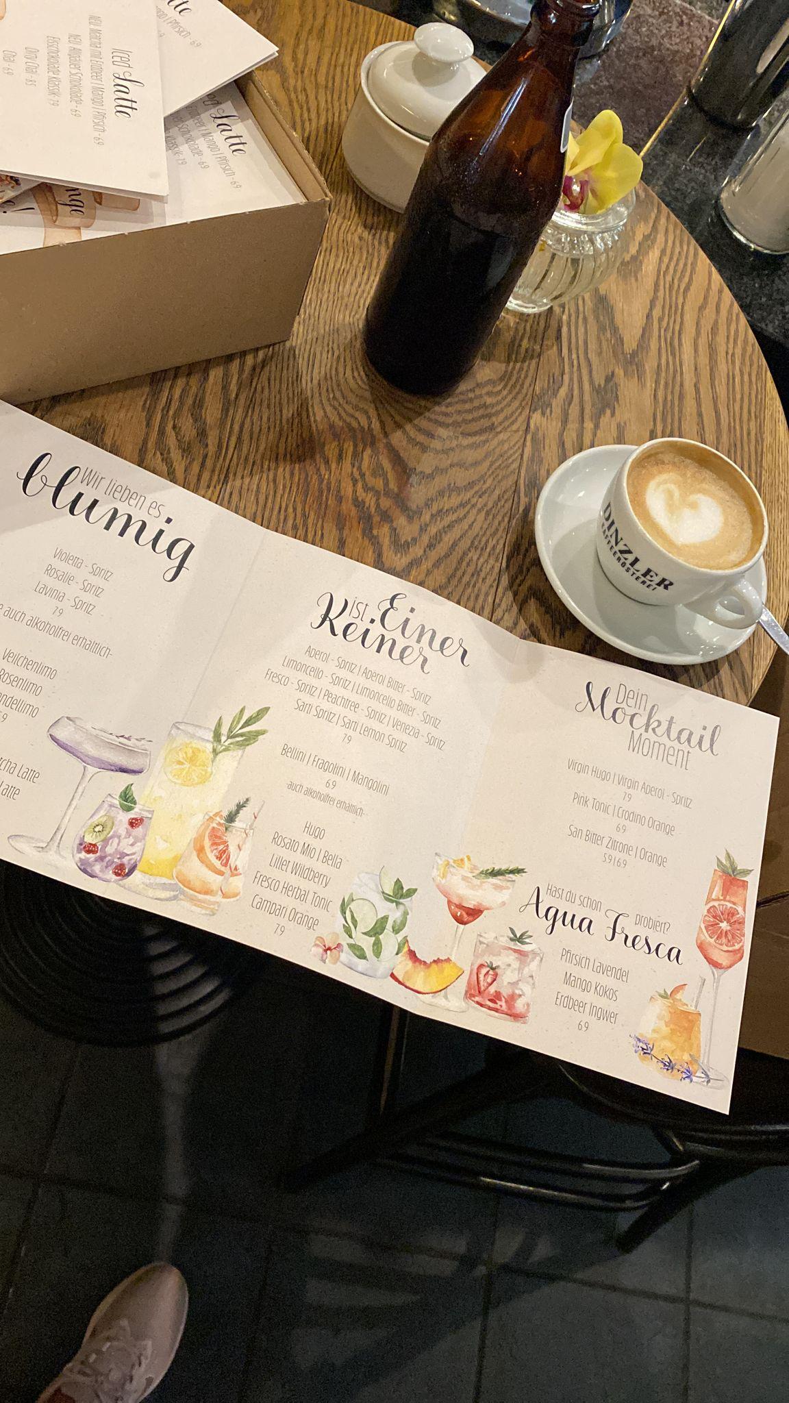 Im Café am Esbaum in Rosenheim